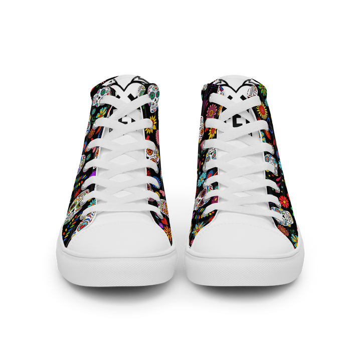 Sneakers alte in tela da uomo SKULL EDITION - Gufetto Brand 