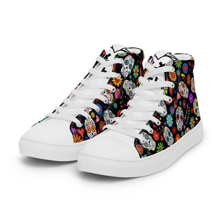 Sneakers alte in tela da uomo SKULL EDITION - Gufetto Brand 