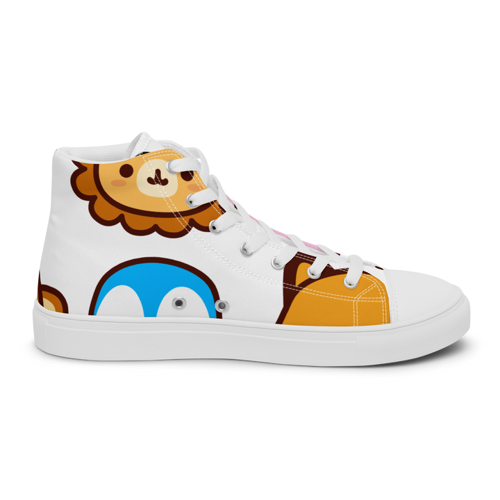 Sneakers alte in tela da uomo EMOJI - Gufetto Brand 