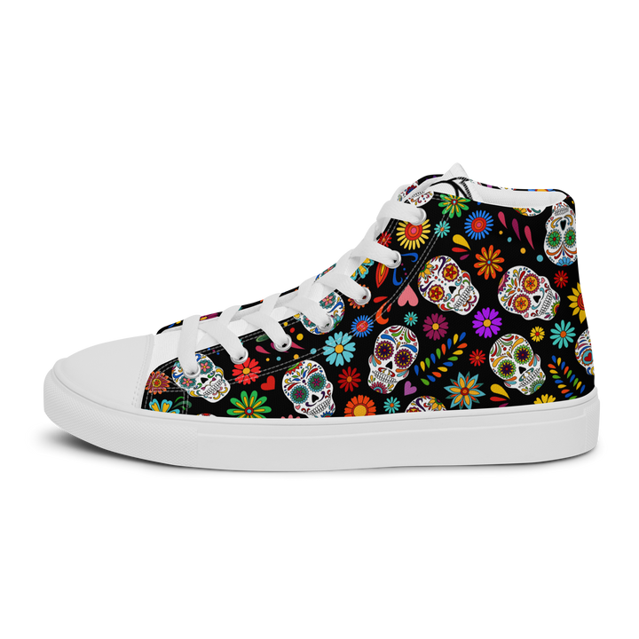 Sneakers alte in tela da uomo SKULL EDITION - Gufetto Brand 