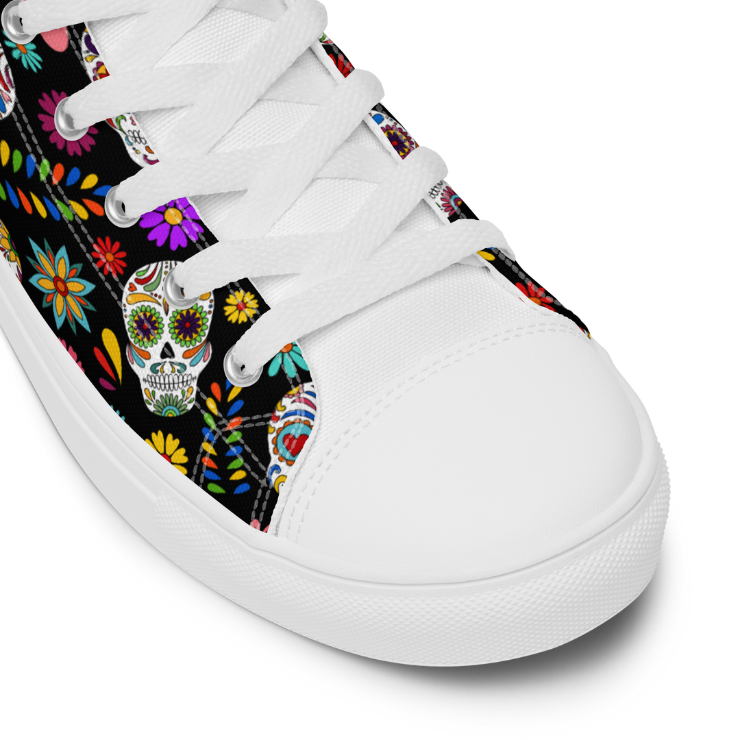 Sneakers alte in tela da uomo SKULL EDITION - Gufetto Brand 