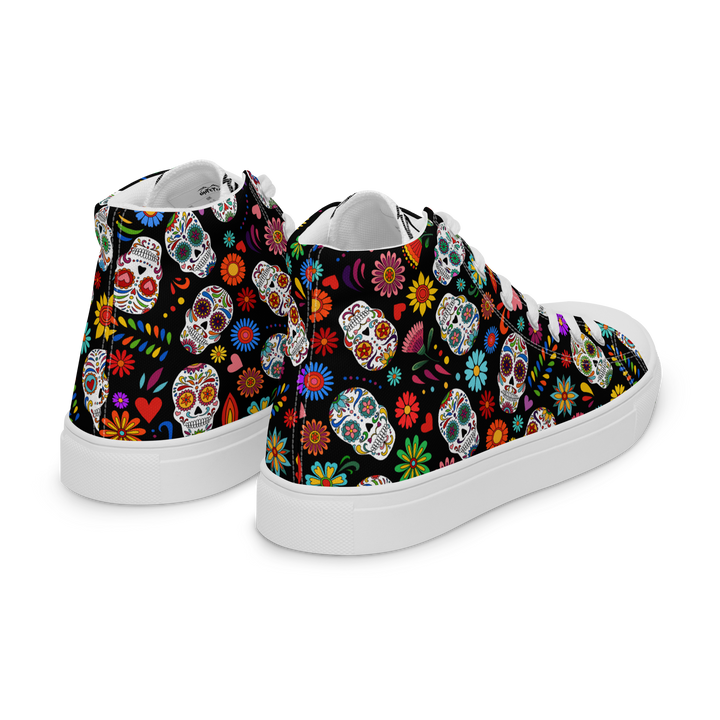 Sneakers alte in tela da uomo SKULL EDITION - Gufetto Brand 