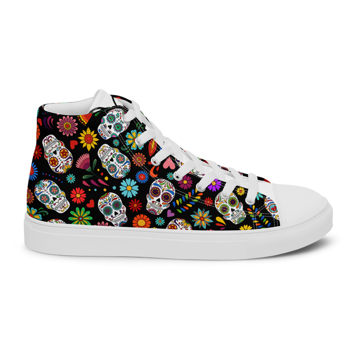 Sneakers alte in tela da uomo SKULL EDITION - Gufetto Brand 