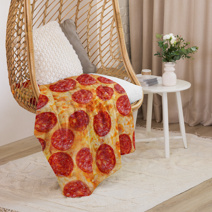 Coperta sherpa PIZZA - Gufetto Brand 