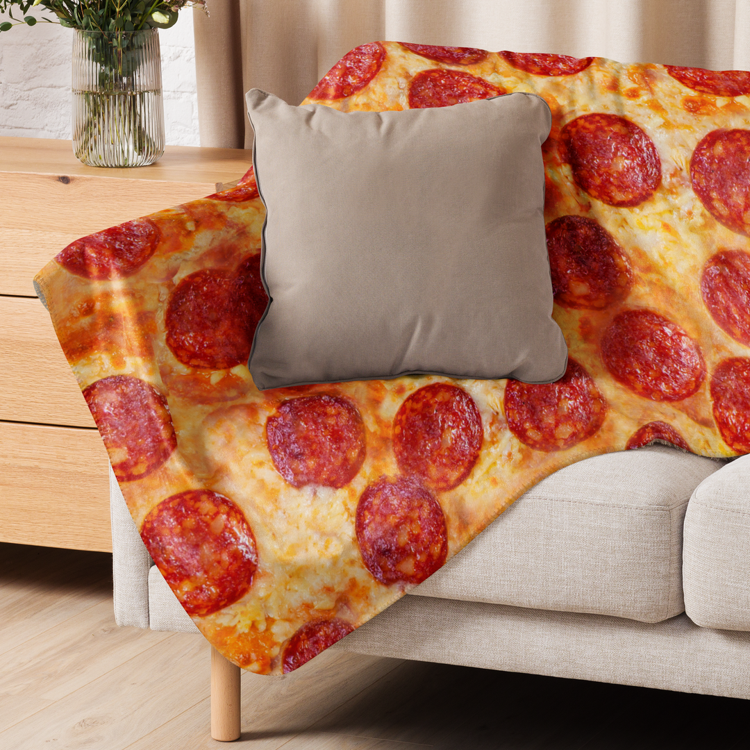 Coperta sherpa PIZZA - Gufetto Brand 