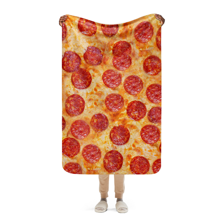 Coperta sherpa PIZZA - Gufetto Brand 