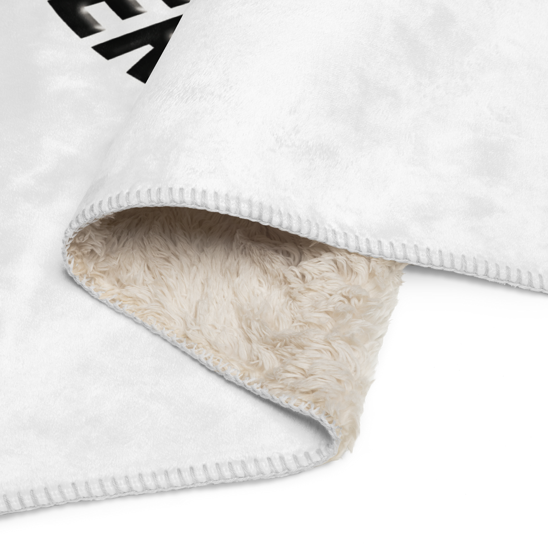 Coperta sherpa BIANCO NEROLO - Gufetto Brand 