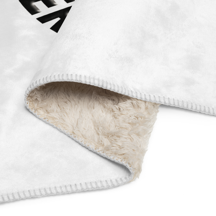 Coperta sherpa BIANCO NEROLO - Gufetto Brand 