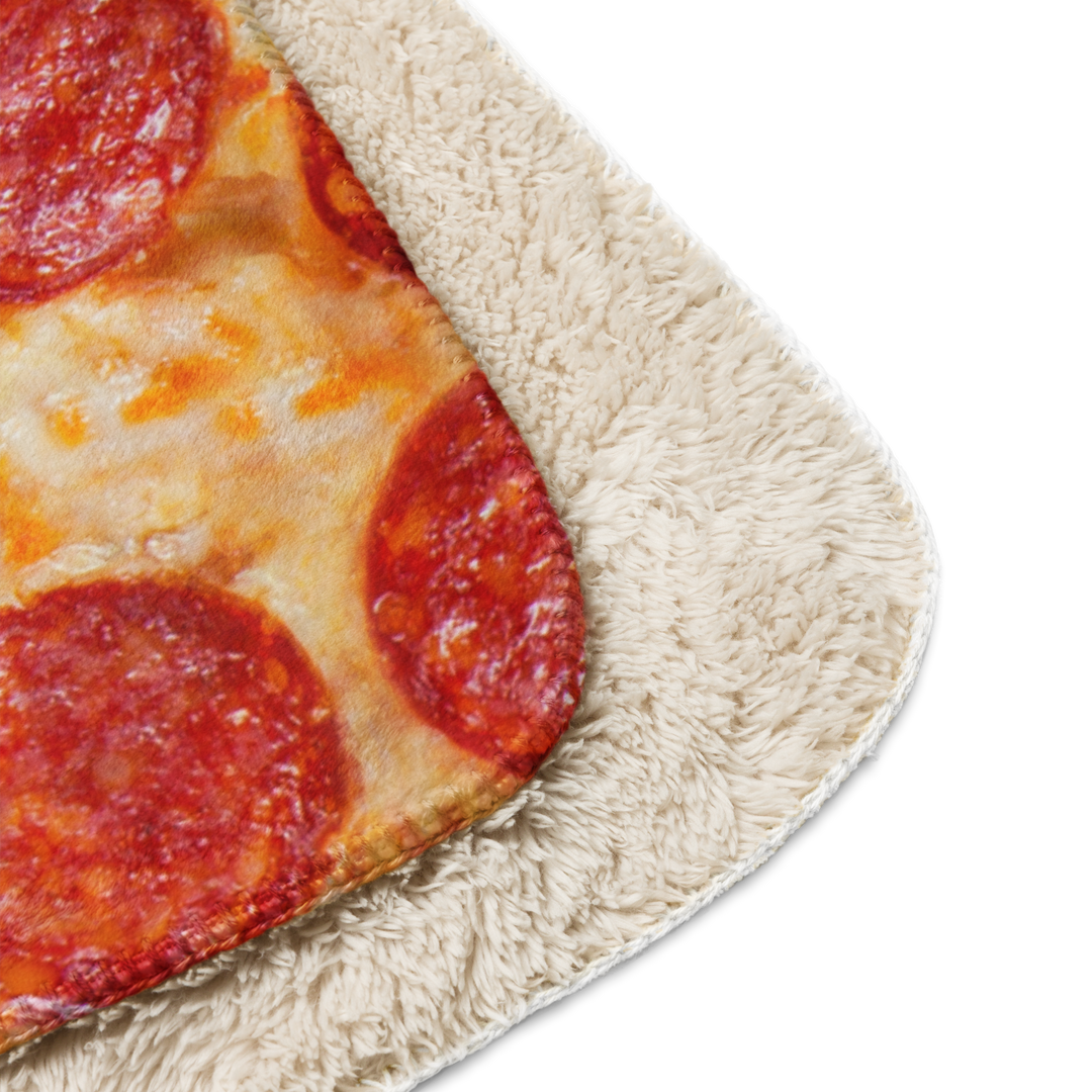 Coperta sherpa PIZZA - Gufetto Brand 