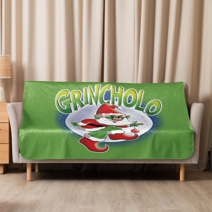 Coperta sherpa GRINCHOLO - Gufetto Brand 