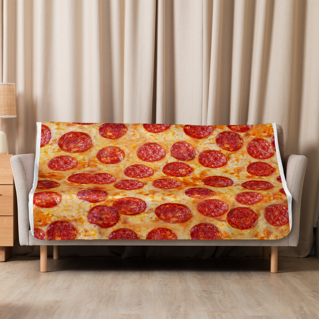 Coperta sherpa PIZZA - Gufetto Brand 