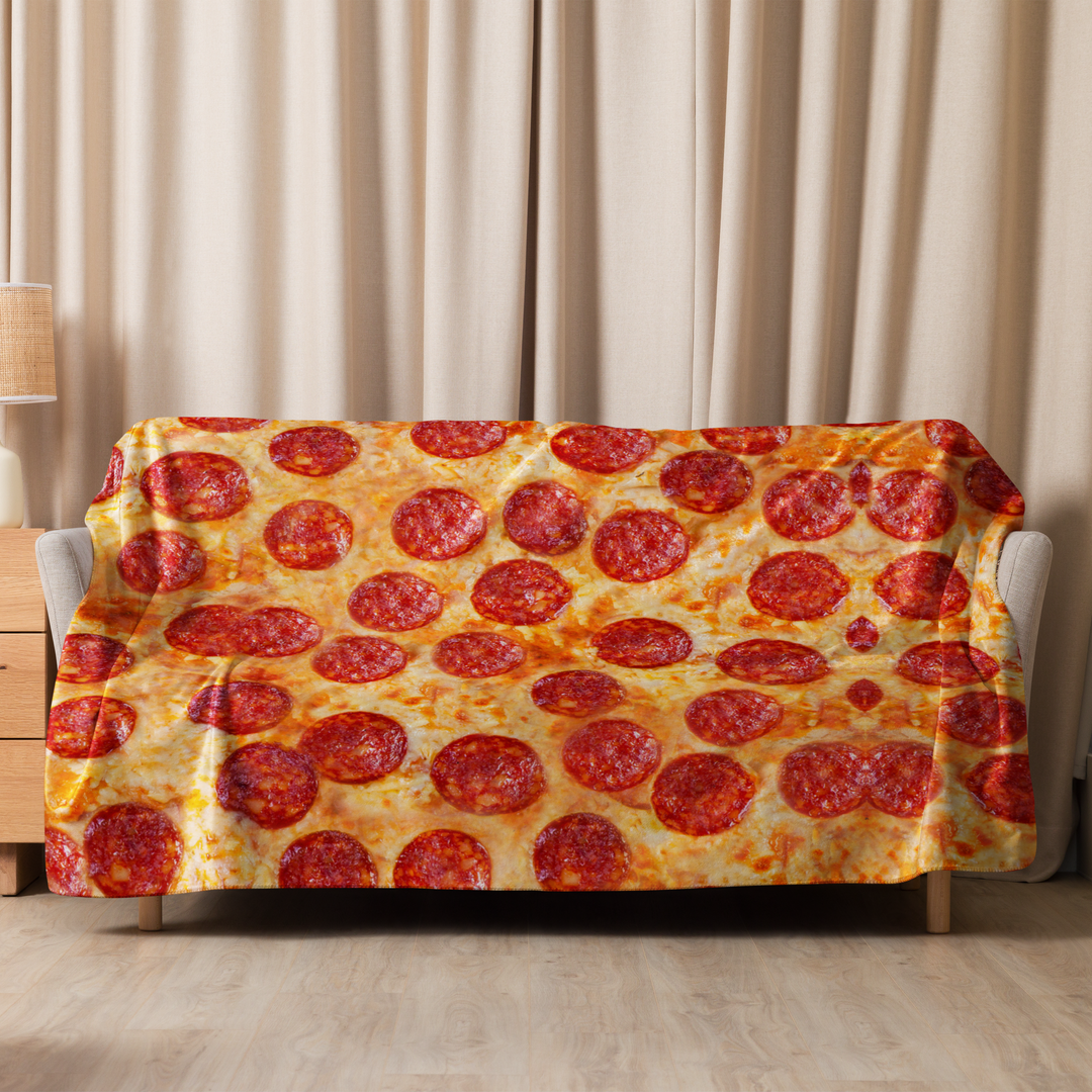 Coperta sherpa PIZZA - Gufetto Brand 