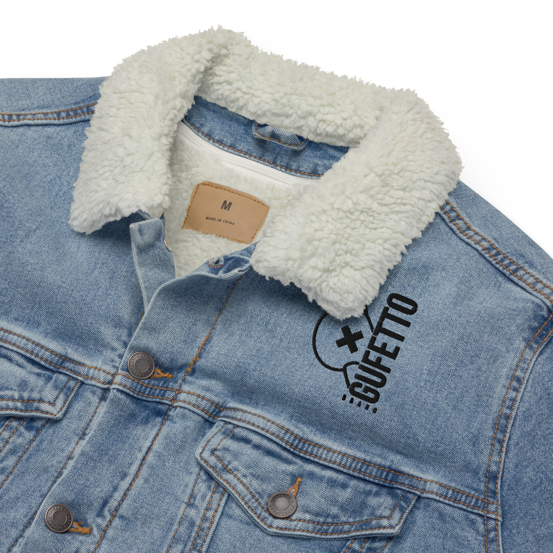 Giacca di jeans sherpa unisex Gufetto Brand - Gufetto Brand 