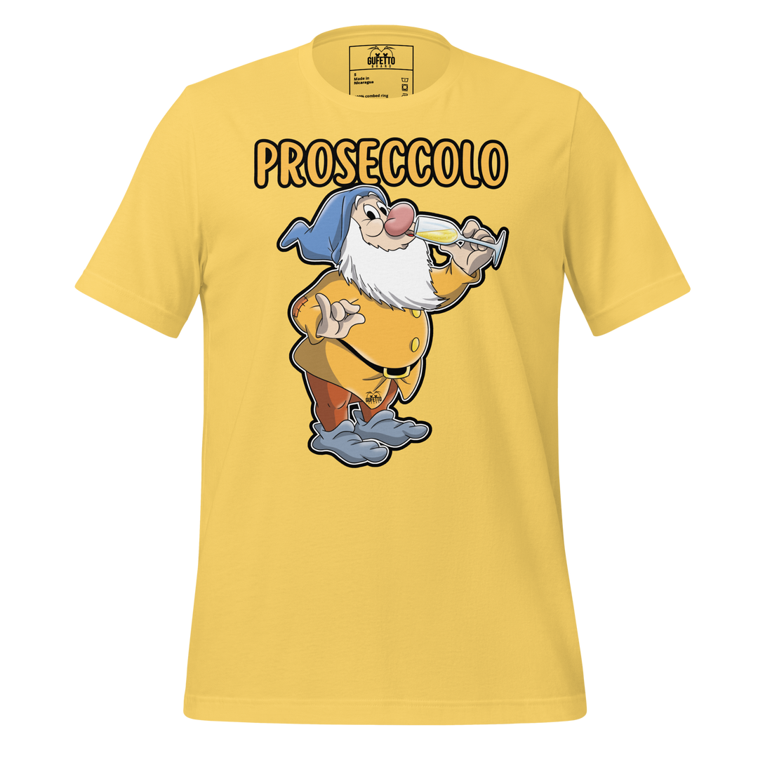 Maglietta unisex Uomo/Donna Proseccolo Yellow Edition