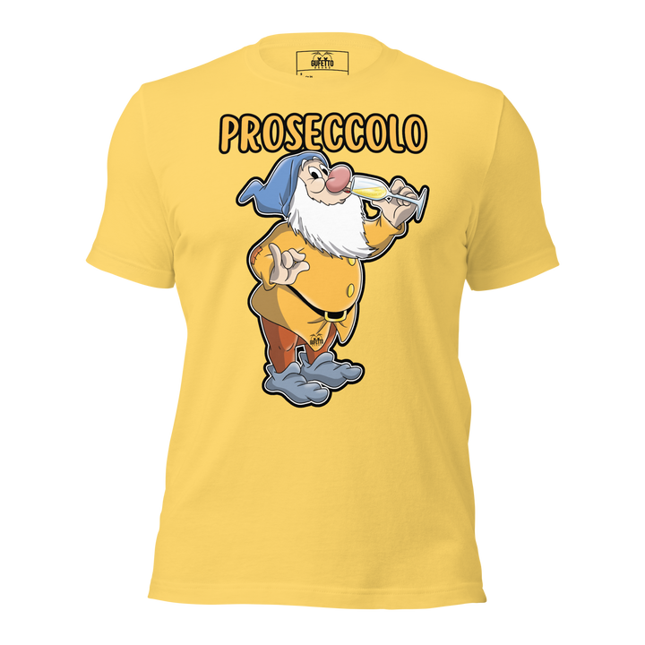 Maglietta unisex Uomo/Donna Proseccolo Yellow Edition