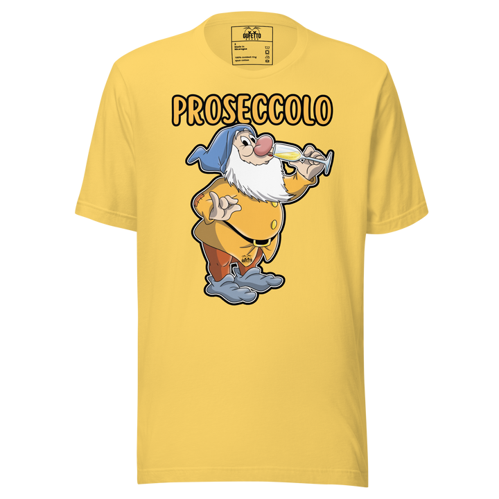 Maglietta unisex Uomo/Donna Proseccolo Yellow Edition