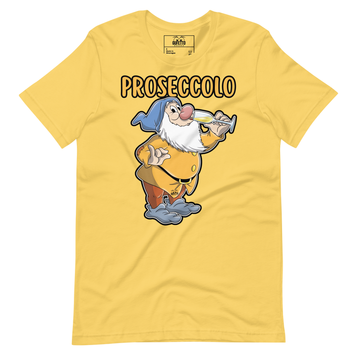 Maglietta unisex Uomo/Donna Proseccolo Yellow Edition