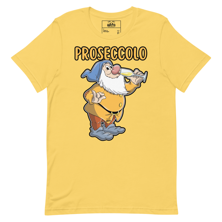 Maglietta unisex Uomo/Donna Proseccolo Yellow Edition