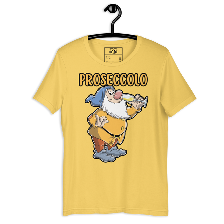 Maglietta unisex Uomo/Donna Proseccolo Yellow Edition