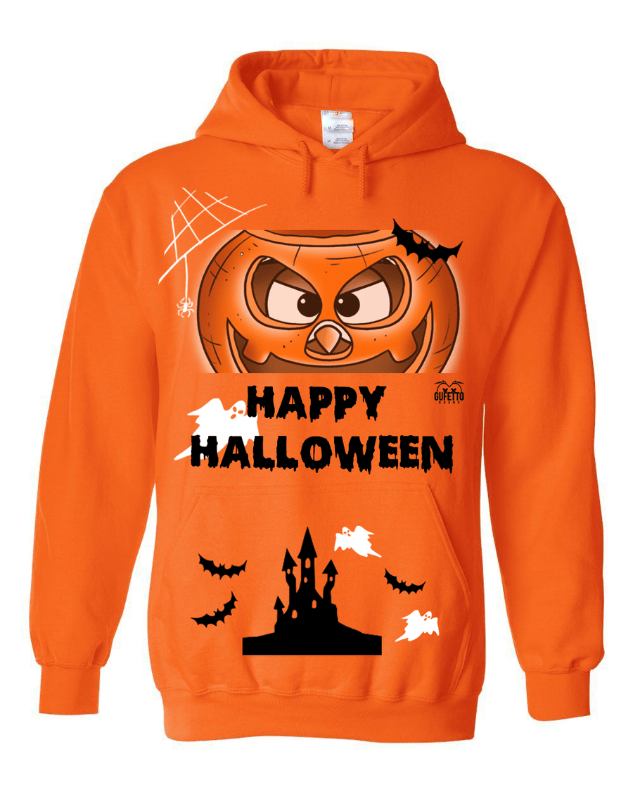 Felpa Uomo Happy Halloween - Gufetto Brand 