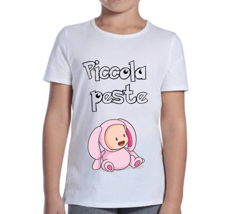 T-shirt Bambina Piccola Peste - Gufetto Brand 