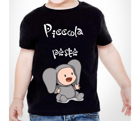 T-shirt Bambino Piccola Peste Two - Gufetto Brand 