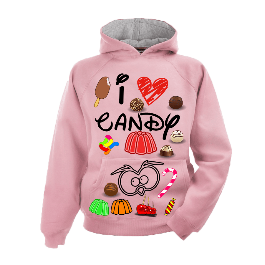 Felpa Donna ( I Love Candy ) - Gufetto Brand 