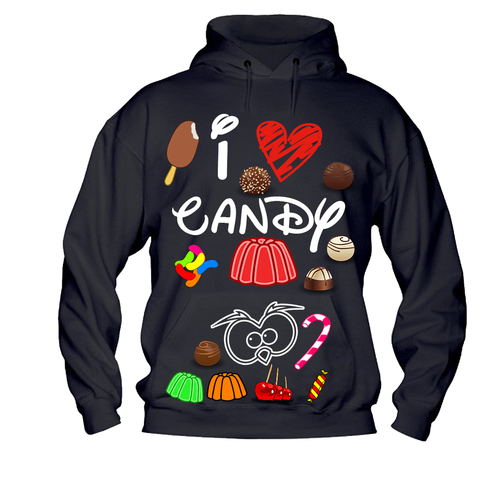 Felpa Uomo ( I Love Candy ) - Gufetto Brand 