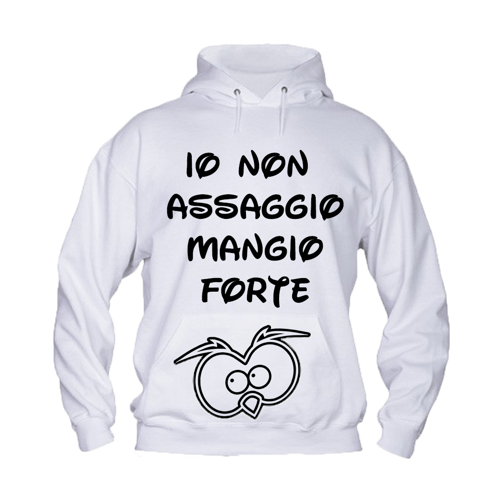 Felpa Uomo ( Io Non Assaggio ) - Gufetto Brand 