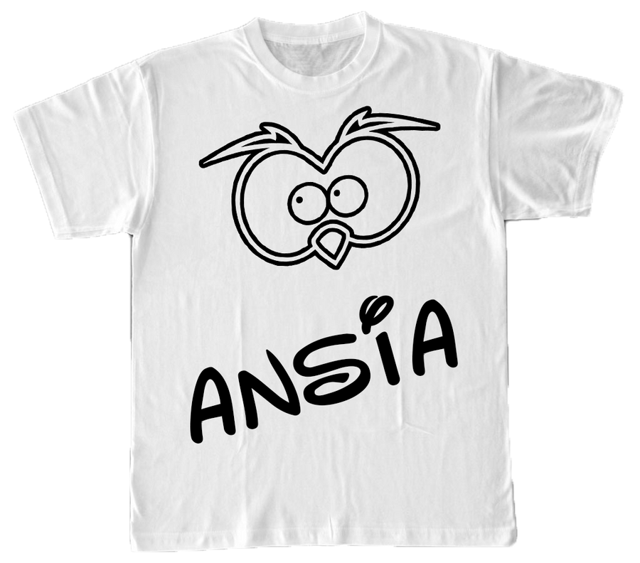 T-shirt Donna ( Ansia ) - Gufetto Brand 