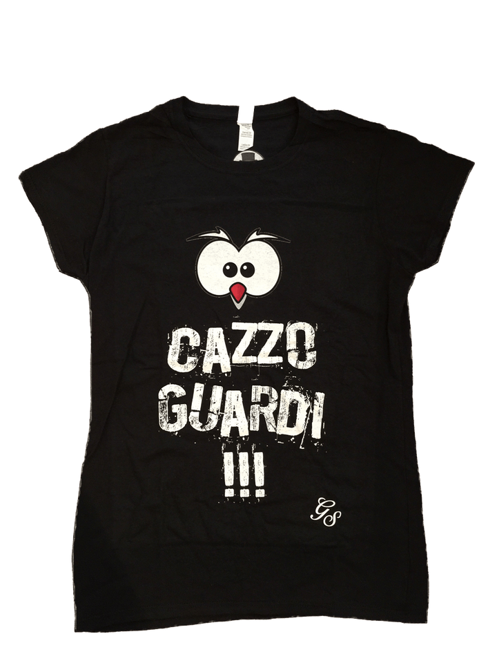 T-shirt Donna ( Cazzo Guardi!!! ) - Gufetto Brand 