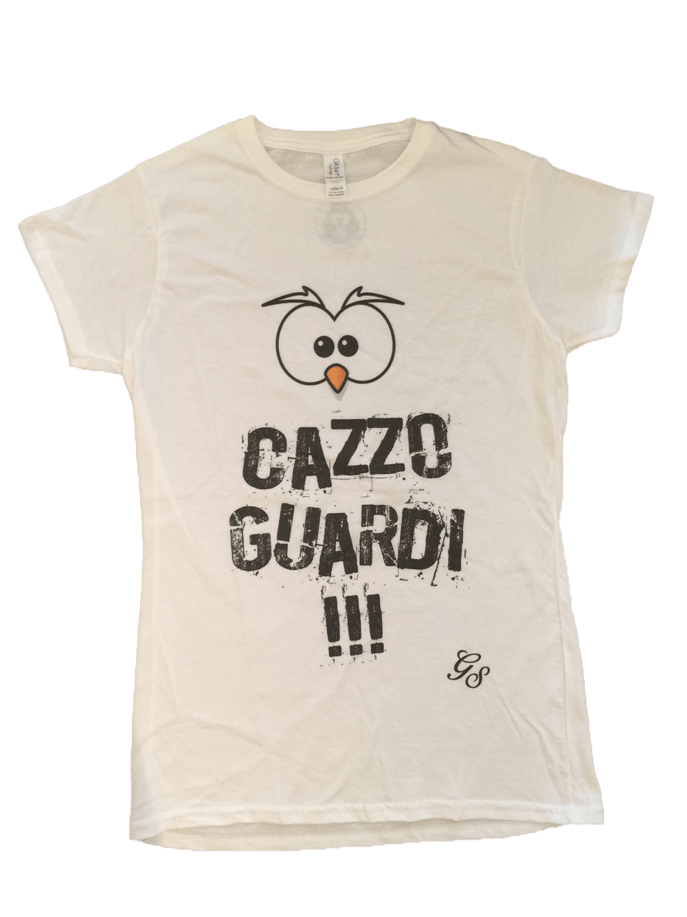 T-shirt Donna ( Cazzo Guardi!!! ) - Gufetto Brand 