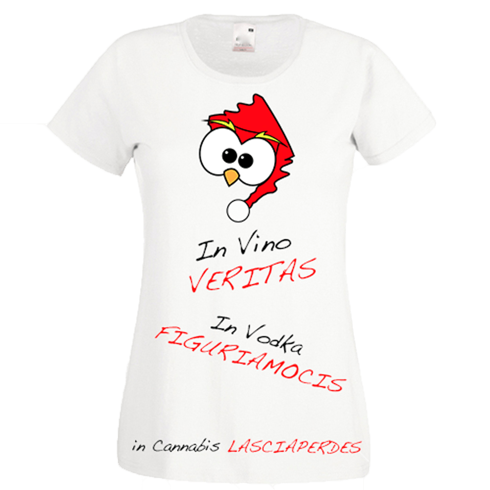 T-shirt Donna Christmas - Gufetto Brand 