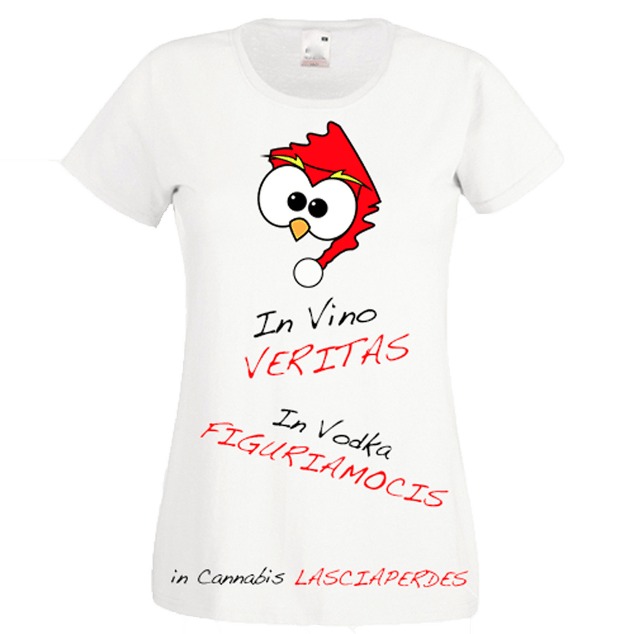 T-shirt Donna Christmas - Gufetto Brand 