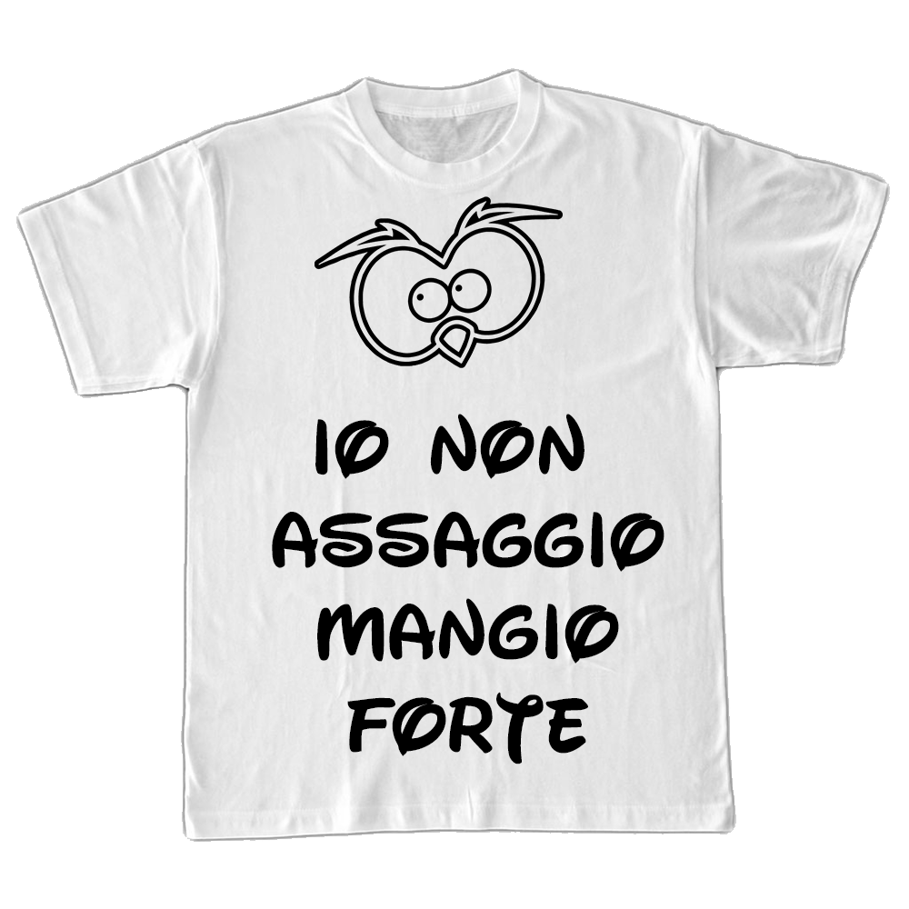 T-shirt Donna ( Io Non Assaggio ) - Gufetto Brand 
