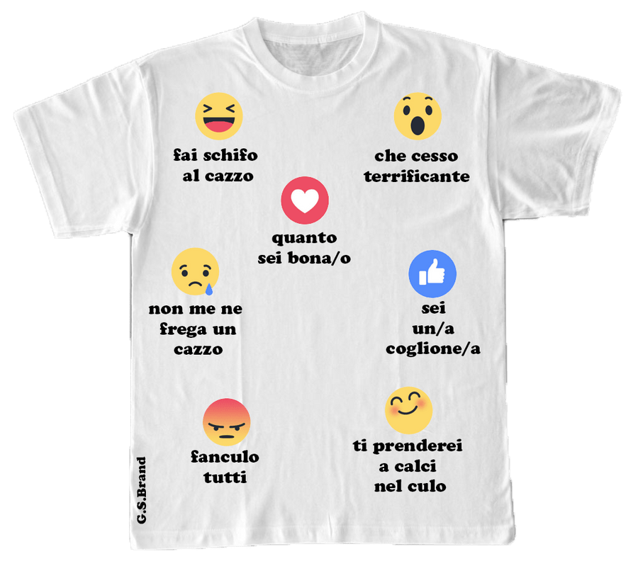 T-shirt Donna Reactions - Gufetto Brand 