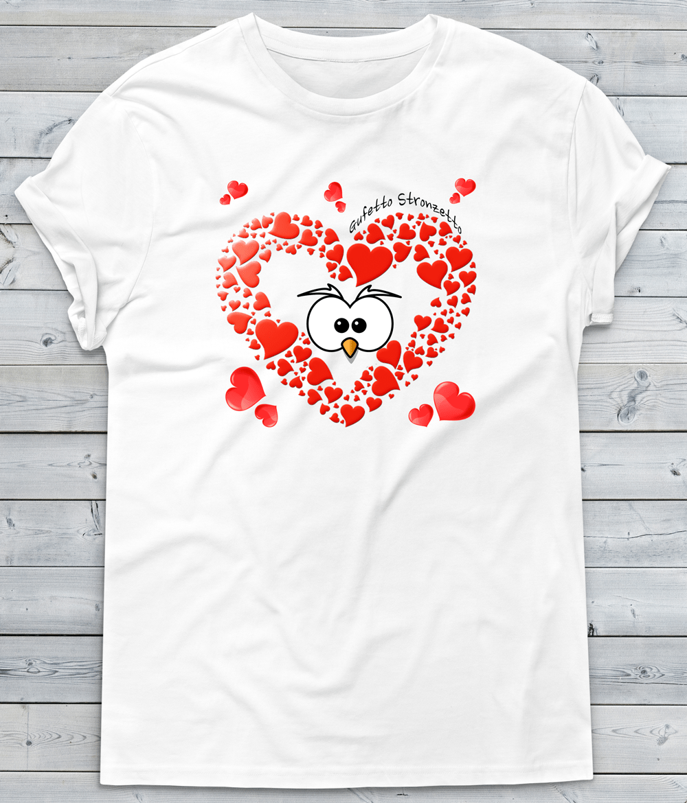 T-shirt Donna San Valentino - Gufetto Brand 