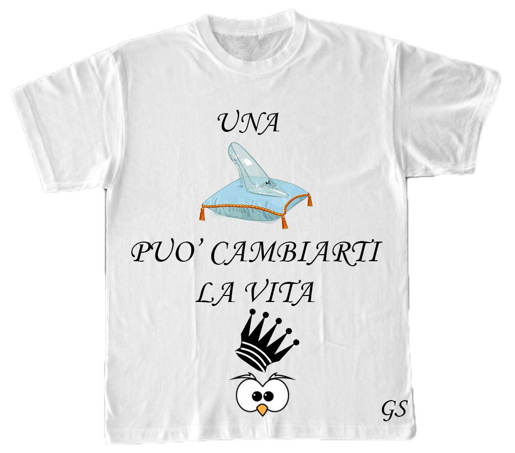 T-shirt Donna ( Una Scarpetta... ) - Gufetto Brand 