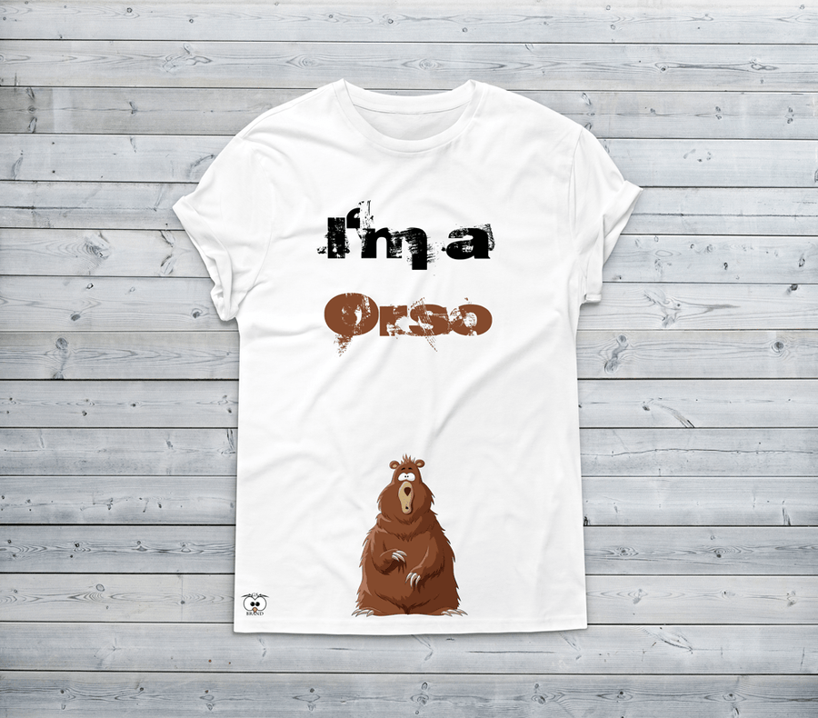 T-shirt Uomo I'm a Orso - Gufetto Brand 