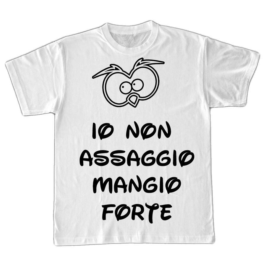 T-shirt Uomo ( Io Non Assaggio ) - Gufetto Brand 