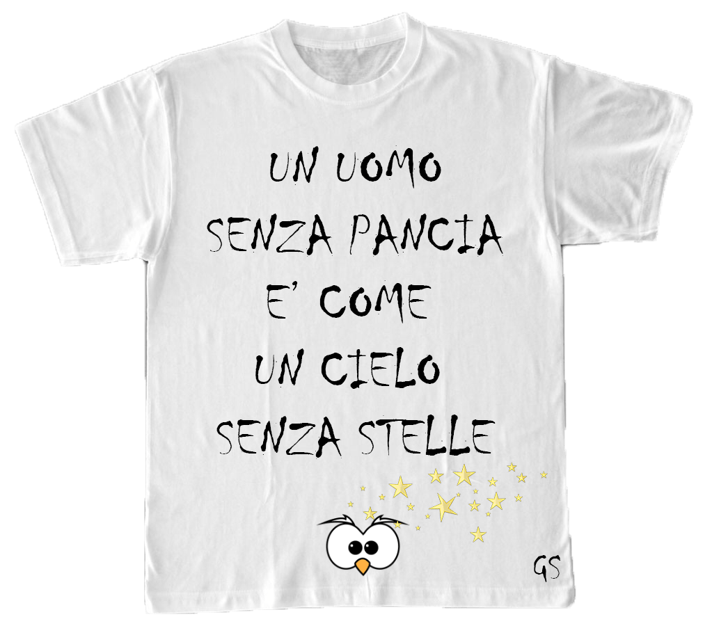 T-shirt Uomo ( Un Uomo senza... ) - Gufetto Brand 