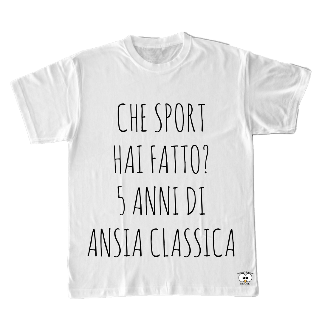 T-shirt Che sport hai fatto? - Gufetto Brand 