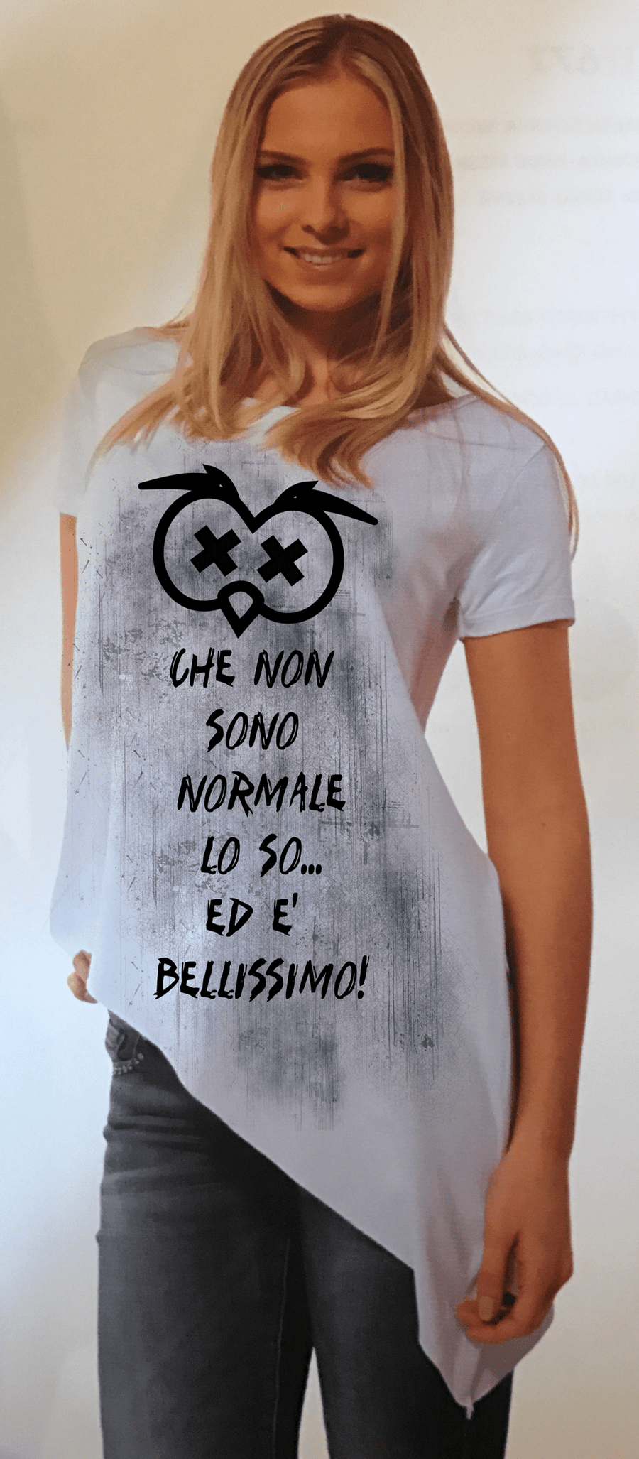 T-shirt Donna Che non sono... Black Edition Luxury - Gufetto Brand 