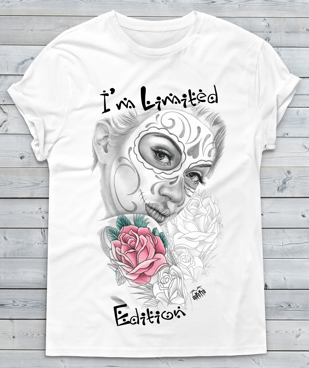 T-shirt Donna I'm Limited Tattoo - Gufetto Brand 