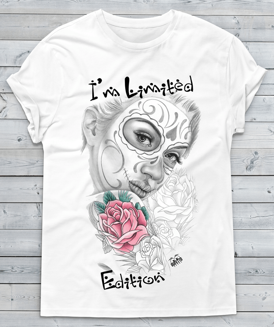 T-shirt Donna I'm Limited Tattoo - Gufetto Brand 