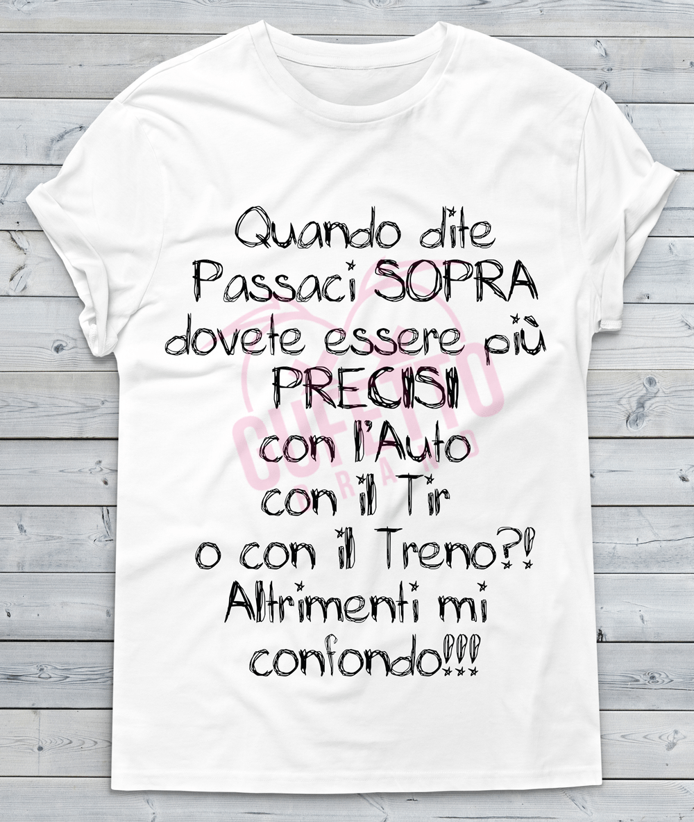 T-shirt Donna Quando dite... - Gufetto Brand 