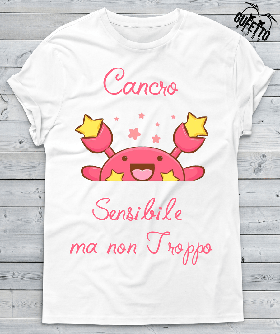 T-shirt Donna Zodiac Cancro Summer Edition - Gufetto Brand 