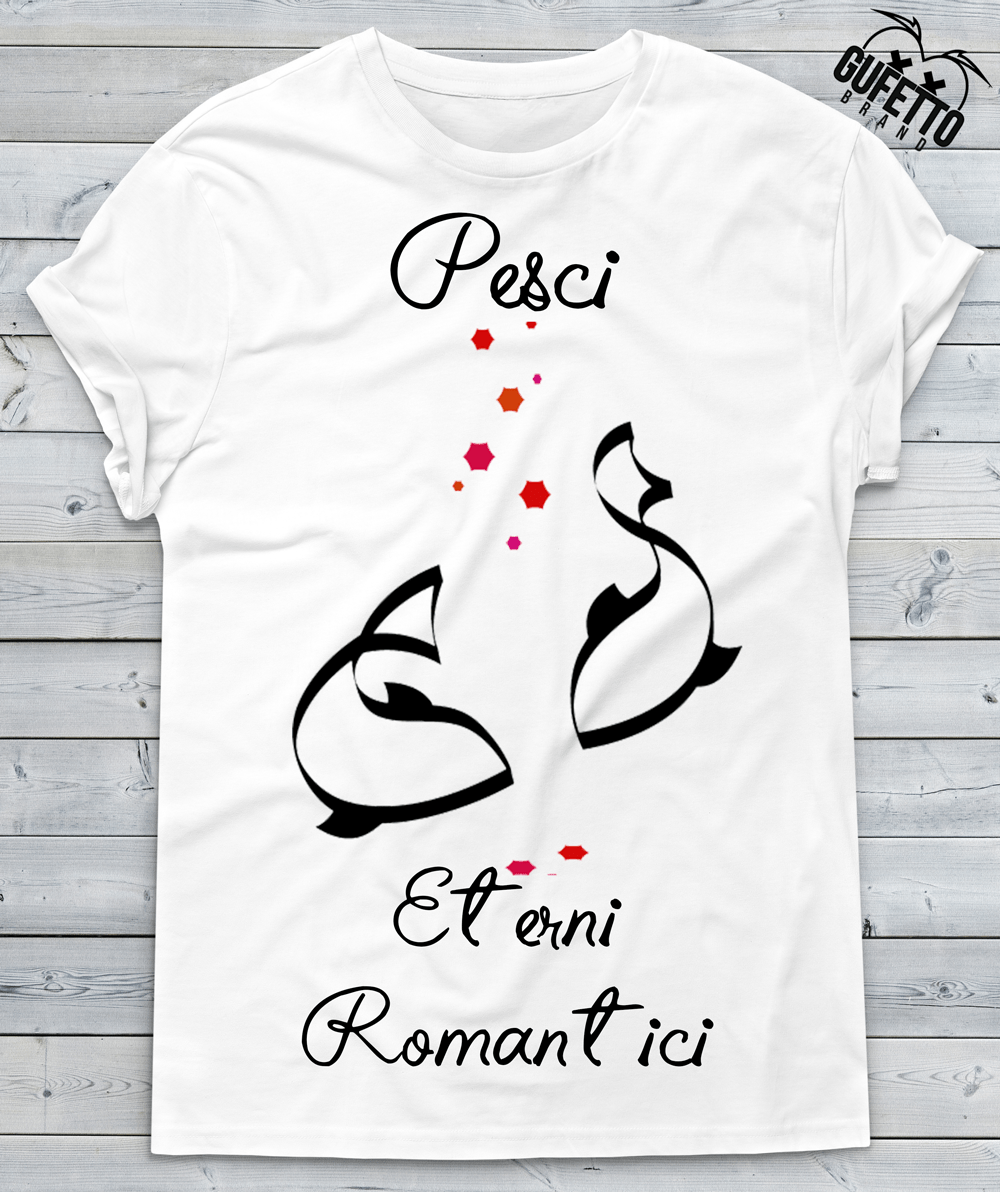T-shirt Donna Zodiac Pesci Summer Edition - Gufetto Brand 
