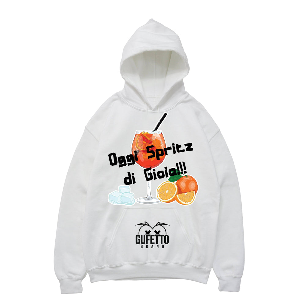 Felpa uomo Oggi Spritz ( V9581 ) - Gufetto Brand 