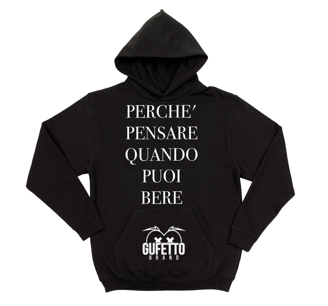 Felpa uomo PERCHE' ( U8315 ) - Gufetto Brand 